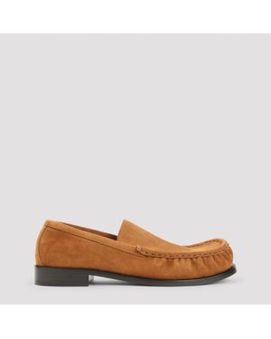 Dries Van Noten Suede Leather Loafer - Brown