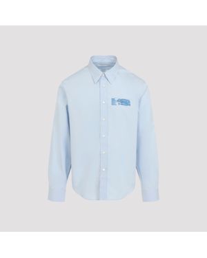 Givenchy Classic 100% Cotton Shirt - Blue