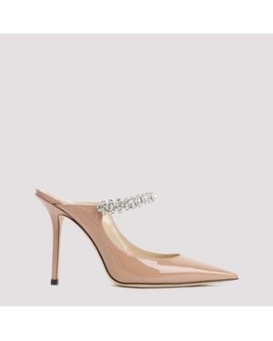 Jimmy Choo Bing 100 Sandals - Natural