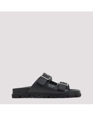 Prada Eva Sandals - Black