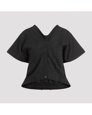 Balenciaga Tailored Trousers Top - Black