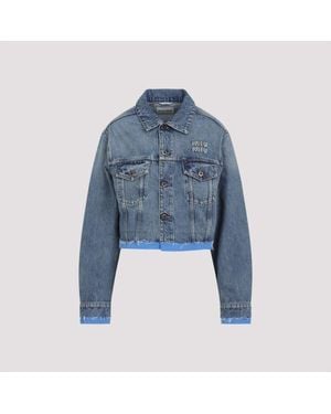 Miu Miu Outwear Jacket - Blue