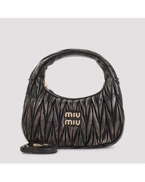 Miu Miu Sacca Shoulder Bag - Black
