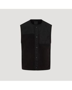 Givenchy Mix Material Vest 4G Pocket - Black