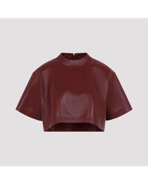 Balenciaga Cropped Top - Red
