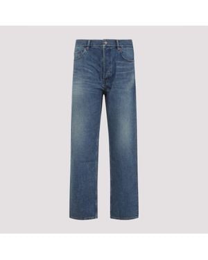Saint Laurent Mick Denim Trousers - Blue