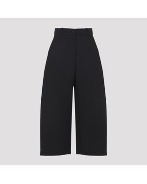 Studio Nicholson Chalco Wide Crop Pant - Black