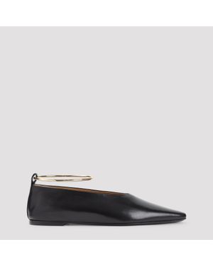 Jil Sander Elegant Ballerina Flats - Black