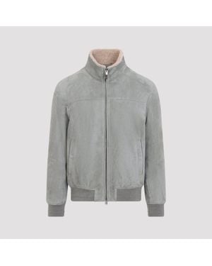 Canali Bomber Jacket - Grey