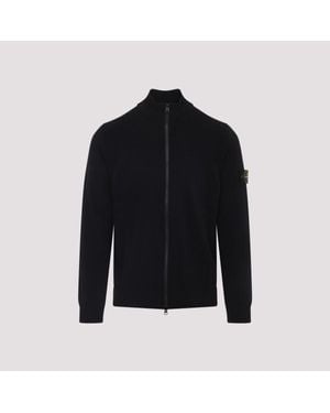 Stone Island Virgin Wool Jumper - Black