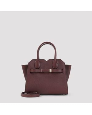 Valextra Milano Micro Bag - Purple