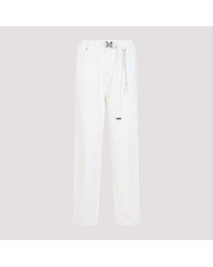 Mastermind Japan Aterind Word Reguar Fit Beted Eay Pant - White