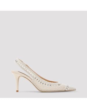 Arteana Trieste Crystals Court Shoes - Natural