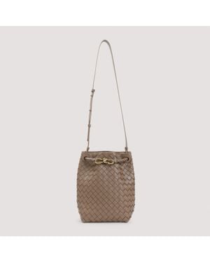 Bottega Veneta Andiamo Bucket Bag - Natural