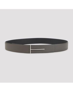 Tom Ford Calf Leather Belt - Black