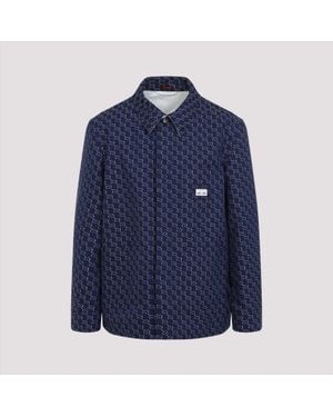 Gucci Cotton Overshirt - Blue