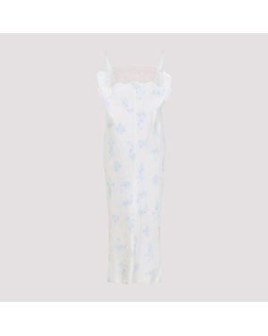 Carven Lingerie Lace Dress - White