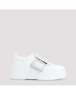 Roger Vivier Viv' Skate Trainers - White