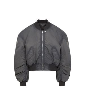 Rick Owens Secchia Flight Bomber Jacket - Grey