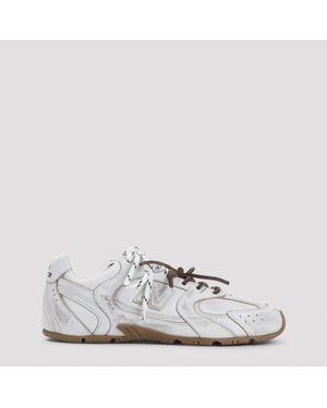 Miu Miu New Balance Leather Trainers - White