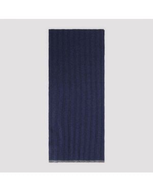 Brunello Cucinelli Cashmere Scarf - Blue