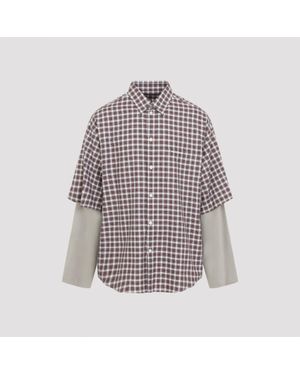 Balenciaga Wrong Sleeve Shirt - Multicolour