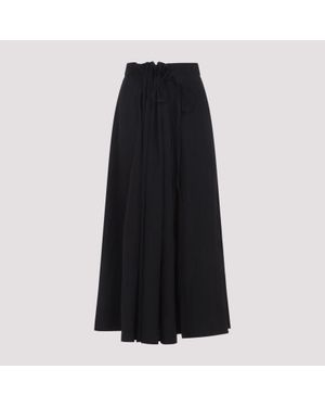 Studio Nicholson Messina Gathered Wrap Skirt - Black