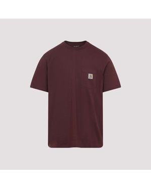 Carhartt Ss Pocket T-Shirt - Purple