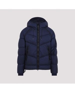 C.P. Company C.P.Company Peacoat Medium Down Shield Jaclet - Blue