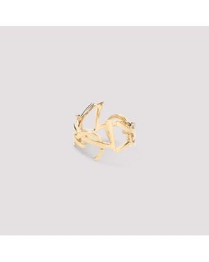 Saint Laurent Cassandre Ring - Metallic