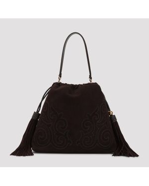 Etro Bag With Tassels - Black