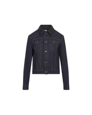 Bottega Veneta Raw Denim Jacket - Blue