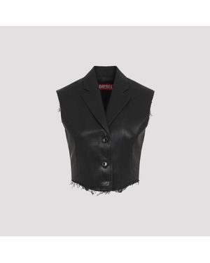 DIESEL Chic Mini Waistcoat For - Black