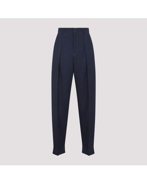 Bottega Veneta Wool Trousers - Blue