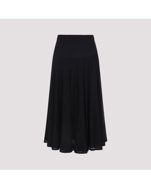Ralph Lauren Celia Mid Long Skirt - Black