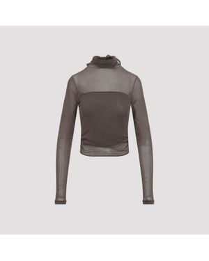 Lemaire Bellerina Foulard Top - Grey