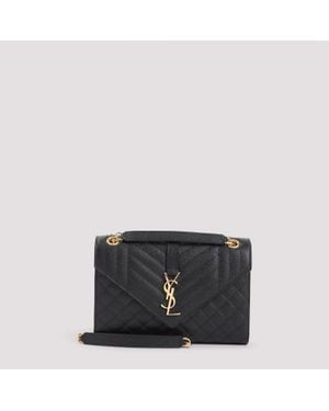 Saint Laurent Mini Envelope Bag - Black