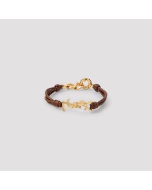 Saint Laurent Multi-Strand Cassandre Bracelet - Metallic