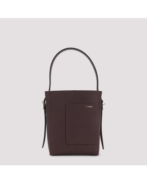 Valextra Small Bucket Bag - Brown