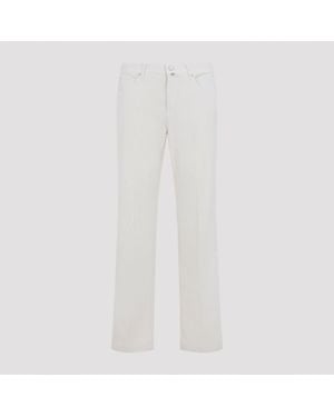 Kiton Cotton Paint - White