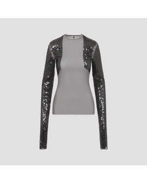 Rick Owens Dennis Polyamide T-Shirt - Black