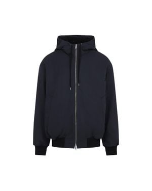 Studio Nicholson Wickett Wool Lined Hooded Jacket - Blue