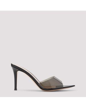 Gianvito Rossi Elle 85 Mules - Grey