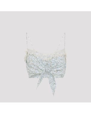 Ermanno Scervino Silk Top - White