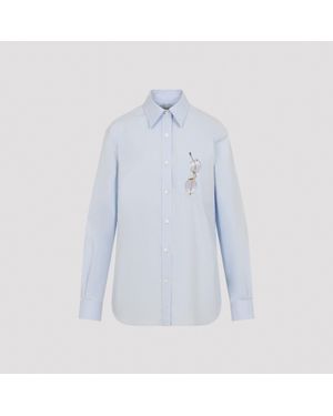 Moschino Fantasy Cotton Shirt - Blue