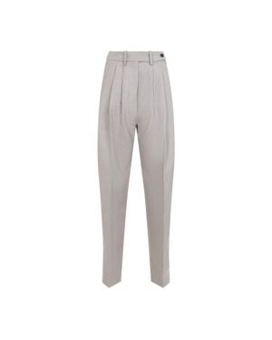 Co. Pleated Trousers - Grey