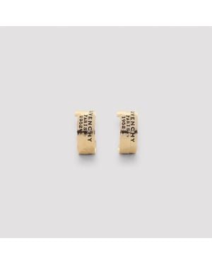 Givenchy Tape Hoops Earrings - Metallic