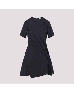 Loewe Twisted Mini Dress - Black