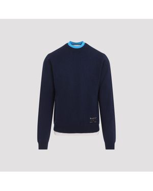 Marni Eclipse Cashmere Jumper - Blue