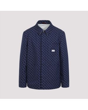 Gucci Cotton Overshirt - Blue